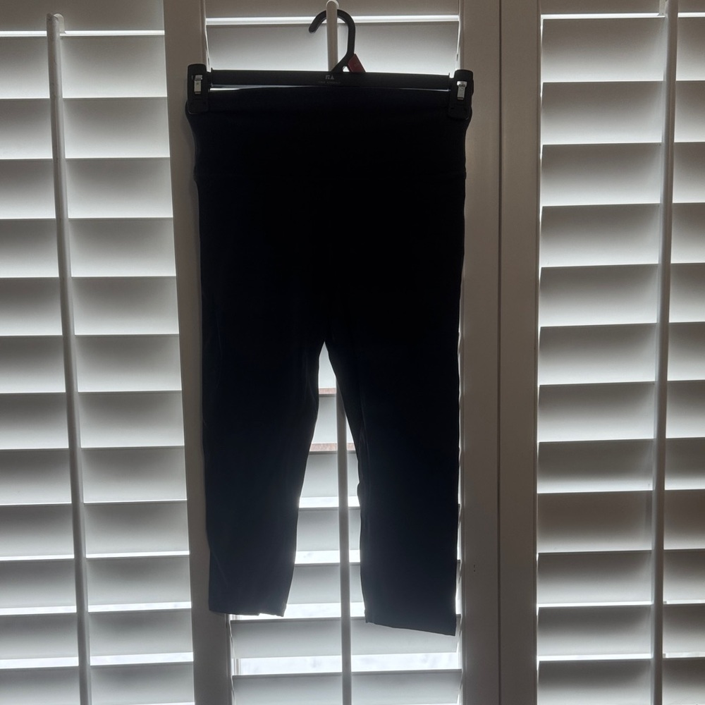 Savvi, Medium, Dark Navy Capri Leggings